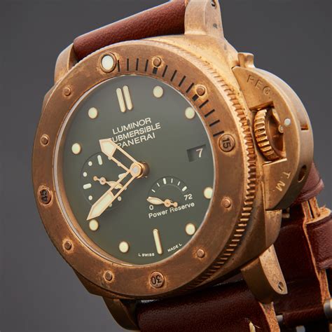 panerai bronzo watch|Panerai bronze watch price.